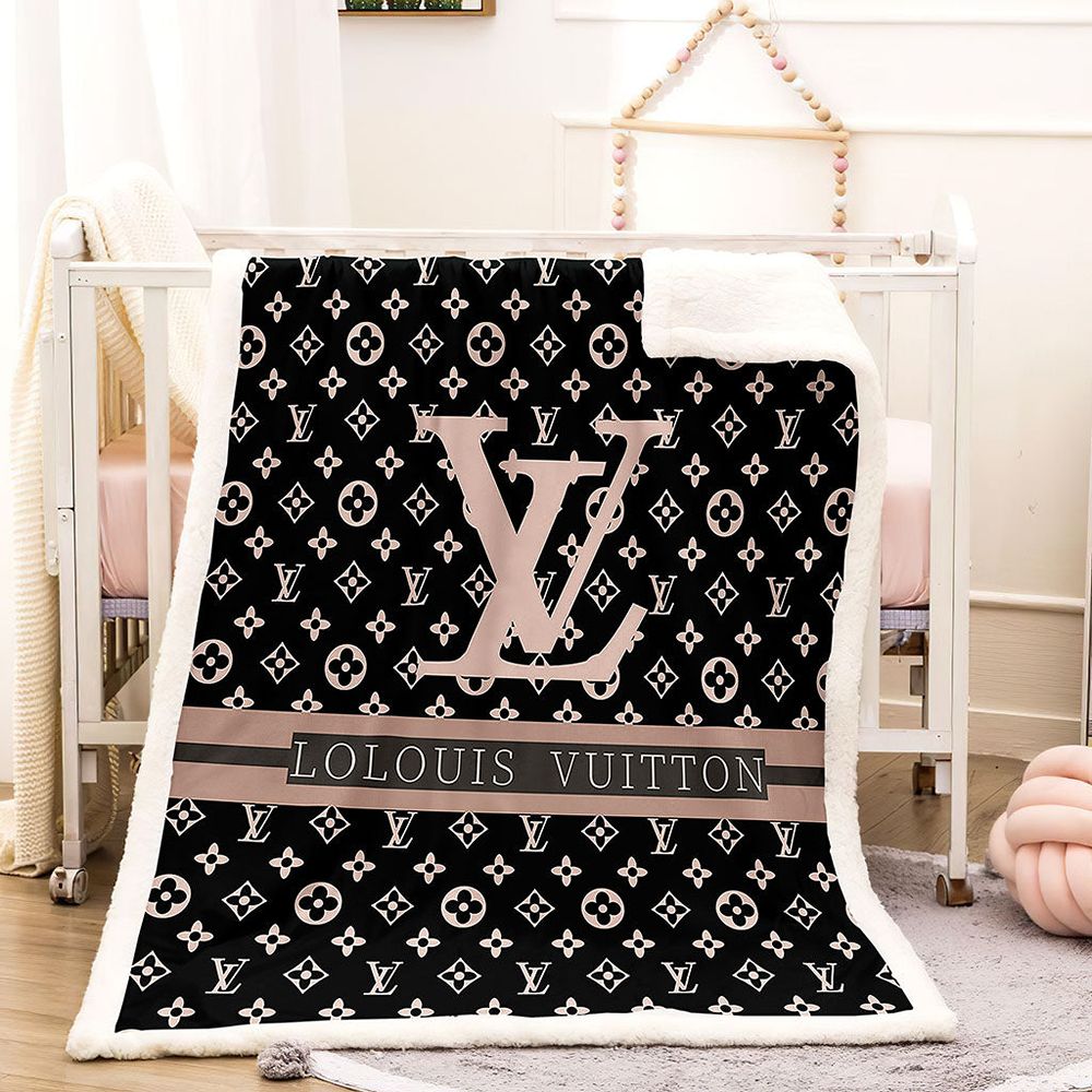 Black And Pink Louis Vuitton Blanket 007 Black And Pink Louis Vuitton Blanket 007