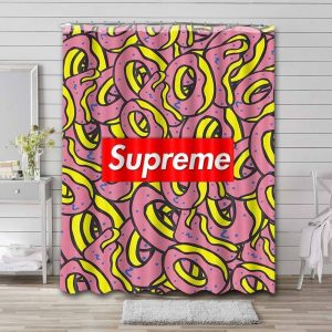 Donuts Supreme Shower Curtain Set 015