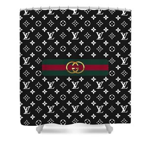 Gucci X Louis Vuitton Shower Curtain 121