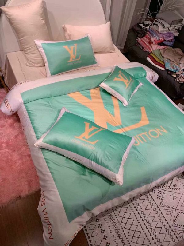 LV Sp Type Bedding Sets Duvet Cover LV Bedroom Sets Luxury Brand Bedding 161