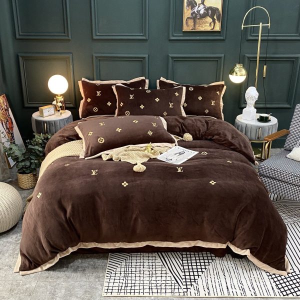 LV Sp Type Bedding Sets Duvet Cover LV Bedroom Sets Luxury Brand Bedding 192