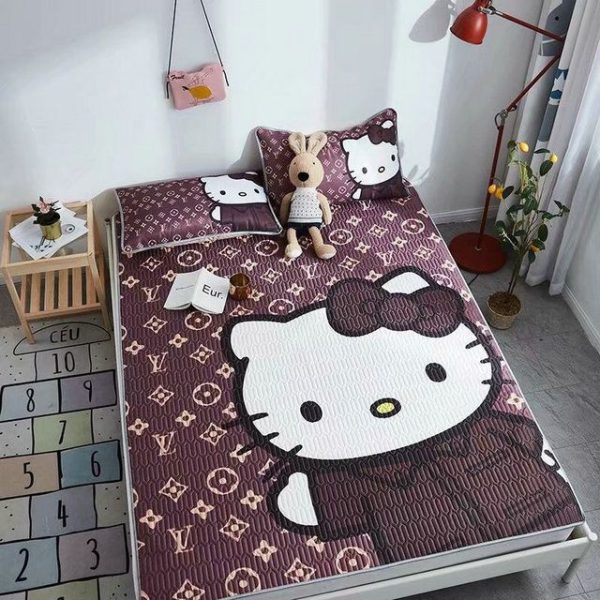 LV Type Bedding Sets Duvet Cover LV Bedroom Sets Luxury Brand Bedding 116