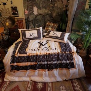 LV Type Bedding Sets LV Luxury Brand Bedding 082