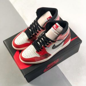 New Arrival AJ 1 High OG Spider Man Across the Spider 4