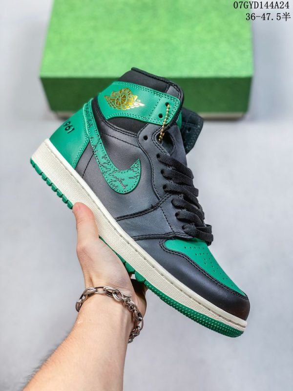 New Arrival AJ 1 PINE GREEN HIGH OG 555088-030