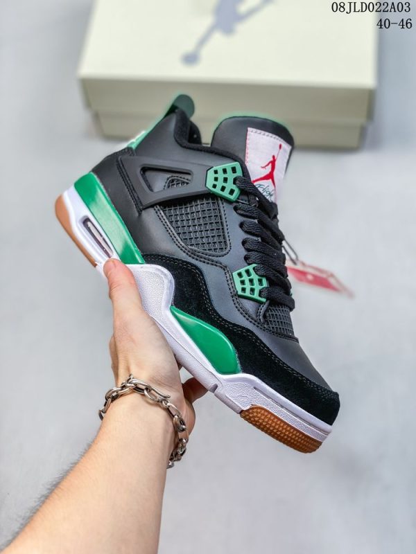 New Arrival AJ 4 Retro Green Glow 308497-033