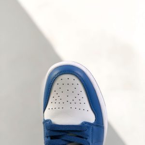 New Arrival AJ1 Low True Blue Grey White 553558 412 6