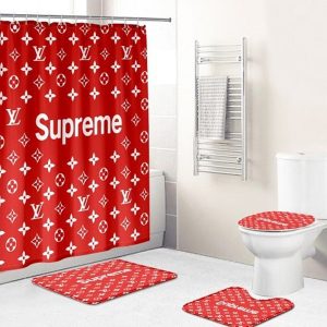 Supreme Luxury Bathroom Shower Curtain Set 100