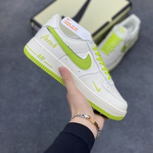 New Arrival AF 1 Low White Apple Green UN1635-888 AJ3121