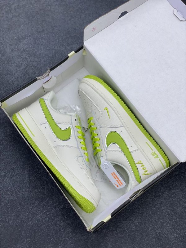 New Arrival AF 1 Low White Apple Green UN1635-888 AJ3121