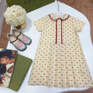 Gucci Kids Dress Cream