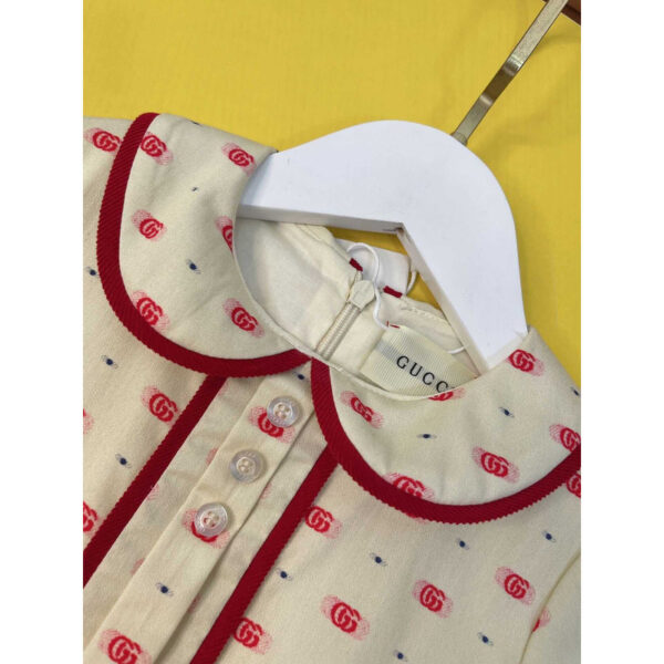 Gucci Kids Dress Cream